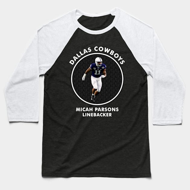 MICAH PARSONS - LB - DALLAS COWBOYS Baseball T-Shirt by Mudahan Muncul 2022